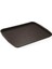 Siyah Midi Boy Plastik Servis Tepsisi Kırılmaz Lokanta Büfe Fast Food Kullanım (44X32 Cm) 2