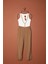 Modal Kumaş Duble Paça Kadın Pantolon-Kahve 1
