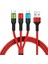 Uruchi Caring Touch Selection 3 In 1, Şarj & Data Aktarım Kablosu, Kırmızı,lightning & Micro Usb, T 1