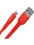 C40 Lightning To Usb-A 12W Hızlı Şarj ve Data Kablosu 1.2m Kırmızı 1