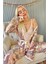 Somon Flore Exclusive Örme Sabahlıklı Kadın Pijama Takımı 2