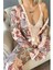 Somon Flore Exclusive Örme Sabahlıklı Kadın Pijama Takımı 5