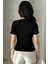 Bozz&bozz Collection Kurdele Detaylı, Kare Yaka, Kısa Kollu, Fitilli Örme, Crop, Bluz 3