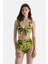 Multicolor Yüksek Bel Bikini Alt 4