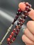 Arpa Kesim Sıkma Kehribar Tesbih 9X12 mm Kahverengi Bordo Geçişli – SK460230.190425 2