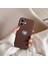 Apple iPhone 16 Plus Uyumlu Kılıf Zebana Velvix Silikon Kılıf Kahverengi 1
