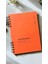 Tanıtım Spiralli 80 Yaprak Noktalı A5 Defter, Not Defteri, Okul Defteri, 4 Farklı Renk Seçeneği (04 Orange Coral) 1