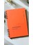 Tanıtım Spiralli 80 Yaprak Noktalı A5 Defter, Not Defteri, Okul Defteri, 4 Farklı Renk Seçeneği (04 Orange Coral) 2