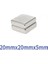 Kare Neodyum Mıknatıs Magnet Çap: 20X20X5 mm - 1 Adet 2