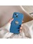 Apple iPhone 15 Plus Uyumlu Kılıf Zebana Velvix Silikon Kılıf Açık Mavi 1