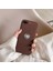 Apple iPhone 8 Plus Uyumlu Kılıf Zebana Velvix Silikon Kılıf Kahverengi 1