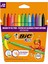 Kids Kid Couleur Ultra Yıkanabilir Keçeli Boya Kalemi 12 Renk, Kolayca Çoğu Kumaştan Çıkar, Su Bazlı Keçeli Kalem 1