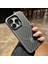 Apple iPhone 16 Pro Max Uyumlu Kılıf Zebana Best Karbon Fiber Kılıf (Kablosuz Şarj Destekli) Gri 1