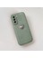 Samsung Galaxy S22 Uyumlu Kılıf Zebana Velvix Silikon Kılıf Yeşil 2