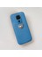 Xiaomi Redmi Note 9 Uyumlu Kılıf Zebana Velvix Silikon Kılıf Açık Mavi 2