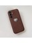 Samsung Galaxy A24 Uyumlu Kılıf Zebana Velvix Silikon Kılıf Kahverengi 2