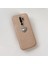 Xiaomi Redmi Note 8 Pro Uyumlu Kılıf Zebana Velvix Silikon Kılıf Açık Kahverengi 2