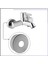 A2435501YP Artema-Banyo Bataryası Rozet-Ø75 mm 4