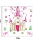 Kids Kız Çocuk Odası Dekorasyonu Prenses Şatosu Kendinden Yapışkanlı Pvc Duvar Sticker 2