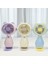 Mini USB Fan El Tipi ve Masaüstü Kullanım Tek Kademeli Kedi Tasarımı Şarj Edilebilir Mini Vantilatör Soğutucu 14CM Mini Fan YM88192 - Yeşil (YM88192 - Yeşil) 3