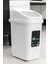 5 Litre Çöp Kutusu Beyaz Pratik Kapak Banyo Mutfak Ofis Çalışma Masası Kapı Önü Çöp Kovası Beyaz W: 215 - I: 150 - H: 315 mm 1