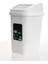 5 Litre Çöp Kutusu Beyaz Pratik Kapak Banyo Mutfak Ofis Çalışma Masası Kapı Önü Çöp Kovası Beyaz W: 215 - I: 150 - H: 315 mm 2