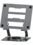 Stant Çelik Standı Ergonomik Bilgisayar Yükseltici Her Açıda Ayarlanabilir Stand Tüm Boyutlarda Notebook Uyumlu Notebook Standı Bilgisayar Stant (Gri - 360) 3
