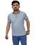 Erkek Polo Yaka Fermuarlı Merserize Jakarlı Tişört 7570 BGL-ST04536 2