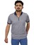 Erkek Polo Yaka Fermuarlı Merserize Jakarlı Tişört 7630 BGL-ST04538 1