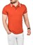 Slim Fit Pamuklu Kumaş Polo Yaka Tişört Nefes Alan Dar Kesim Kıvrılmaz Yaka Tişört 2503021 2