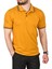Slim Fit Pamuklu Kumaş Polo Yaka Tişört Nefes Alan Dar Kesim Kıvrılmaz Yaka Tişört 2503021 2