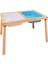 Joykids Doğal Ahşap Duyusal Çocuk Aktivite Masası Oyun Masası ve Çocuk Çalışma Masası 2