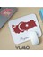 Kişiye Özel Isimli ve Türk Bayraklı Mouse Pad 21X17 Cm, Kaymaz Taban - Baskılı Mousepad 1