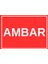 25 x 17,5 cm Ambar Kapı Levhası 3 mm Dekota ( Forex ) Üzerine Folyo Baskı 1