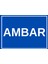 25 x 17,5 cm Ambar Kapı Levhası 3 mm Dekota ( Forex ) Üzerine Folyo Baskı 1