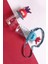 320ml Pipetli Eğlenceli Desenli Akıllı Pipet Toplu Askılı Tritan Su Matarası (Turkuaz) 2