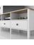 Venezia 3 Çekmece 3 Bölmeli Ahşap Ayaklı Tv 150 cm Tv Ünitesi - Minifiksli - Wood Beyaz 3