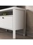 Venezia 2 Çekmece 2 Bölmeli Ahşap Ayaklı Tv 150 cm Tv Ünitesi - Minifiksli - Wood Beyaz 3