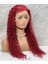 Gerçek Front Lace Tül Peruk / Su Dalgası / Kızıl 70/75CM 2