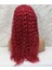 Gerçek Front Lace Tül Peruk / Su Dalgası / Kızıl 70/75CM 4