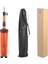Kuaför Eğitim Mankeni Için Metal Tripod / Turuncu + Taşıma Çantası 5