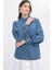 Kadın Kolu Bağcıklı Tencel Gömlek 4