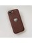 Apple iPhone 16E Uyumlu Kılıf Zebana Velvix Silikon Kılıf Kahverengi 2