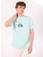 D5SM-TST3709 Mint Bisiklet Yaka Relaxed Baskılı Erkek T-Shirt 1