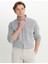 Comfort Fit Düğmeli Yaka Gri Erkek Gömlek ACE020252163_GRI 1