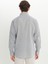 Comfort Fit Düğmeli Yaka Gri Erkek Gömlek ACE020252163_GRI 5