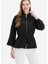Standart Siyah Kadın Ceket 25YSL1463 3