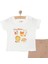 Baskılı 2 Ip Yenidoğan Erkek Tshirt-Şort Erkek Bebek 3