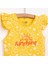Basic Kız Güneş Işığı Desenli Atlet T-Shirt Kız Bebek 3