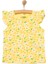 Basic Kız Papatya Desenli Atlet T-Shirt Kız Bebek 1